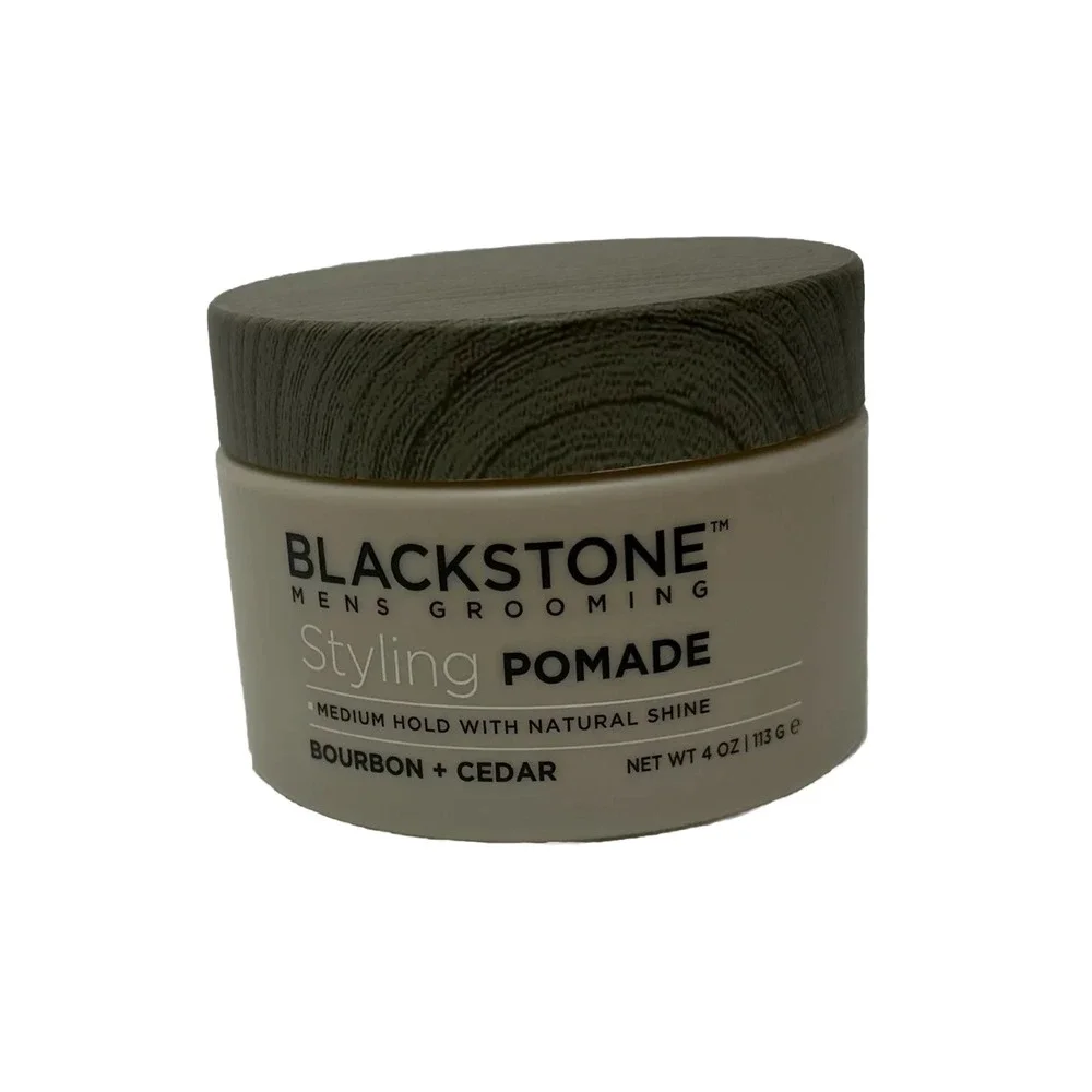 BLACKSTONE Men's Grooming Bourbon + Cedar Styling Pomade - 4 Oz